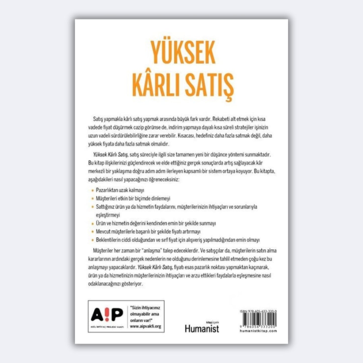 Yüksek Kârlı Satış