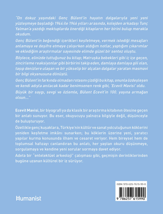 Ecevit Mavisi - Genç Bülent'in İzinde - Derya Tamdoğan Ataseven