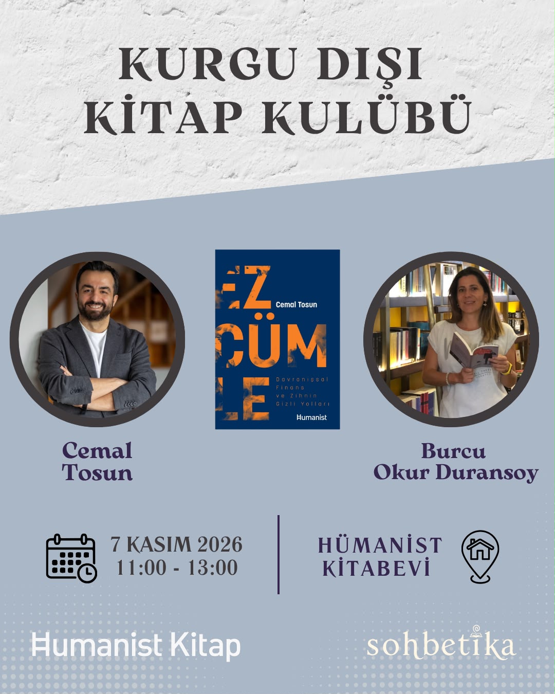 Kurgu Dışı Kitap Kulübü - Yazar Cemal Tosun ile Kahve Sohbeti