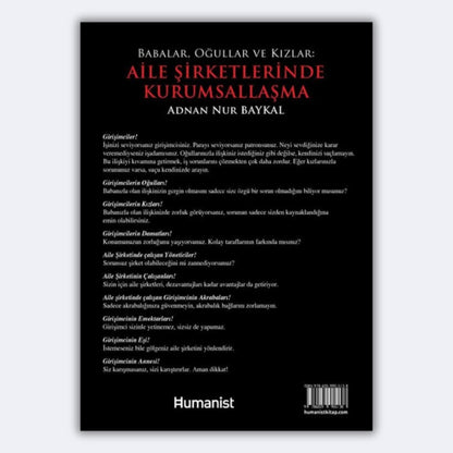 Babalar, Oğullar ve Kızlar - Aile Şirketlerinde Kurumsallaşma - Adnan Nur Baykal