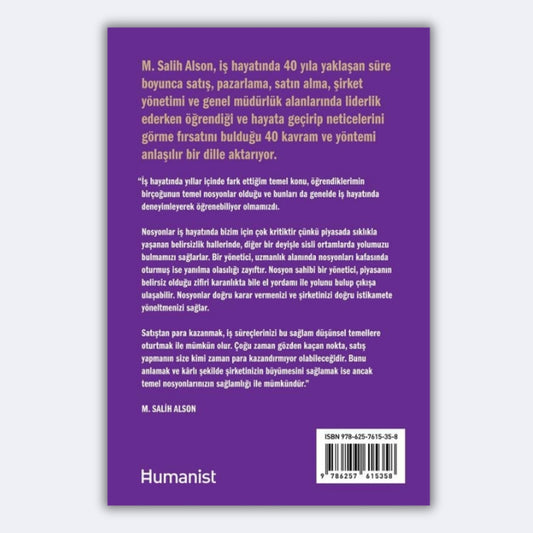 Para Kazandıran Satış - 40 Yılın İş Deneyiminden Süzülen 40 Satış Yönetimi Nosyonu - M.Salih Alson